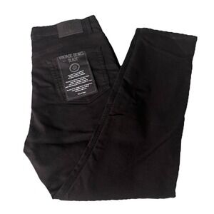 VGB Vintage Genes Black Men's Denim Jeans Black 36W X 30L Slim Fit Stretch New